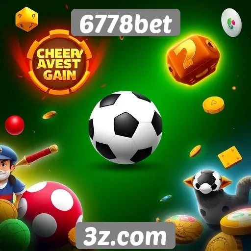 Variedade de jogos disponíveis em 6778bet